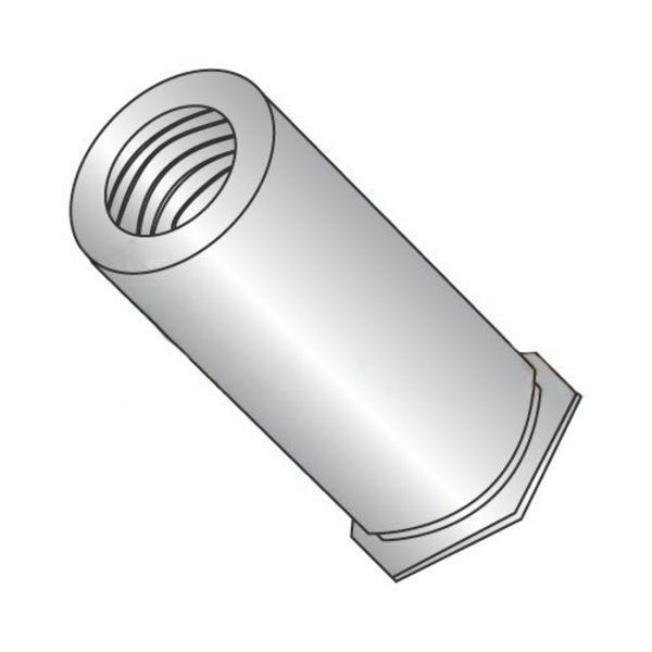 Newport Fasteners Round Standoffs, #4-40 Thrd Sz, 7/16 in Bd L, 18-8 Stainless Steel Plain, #6 OD 591368